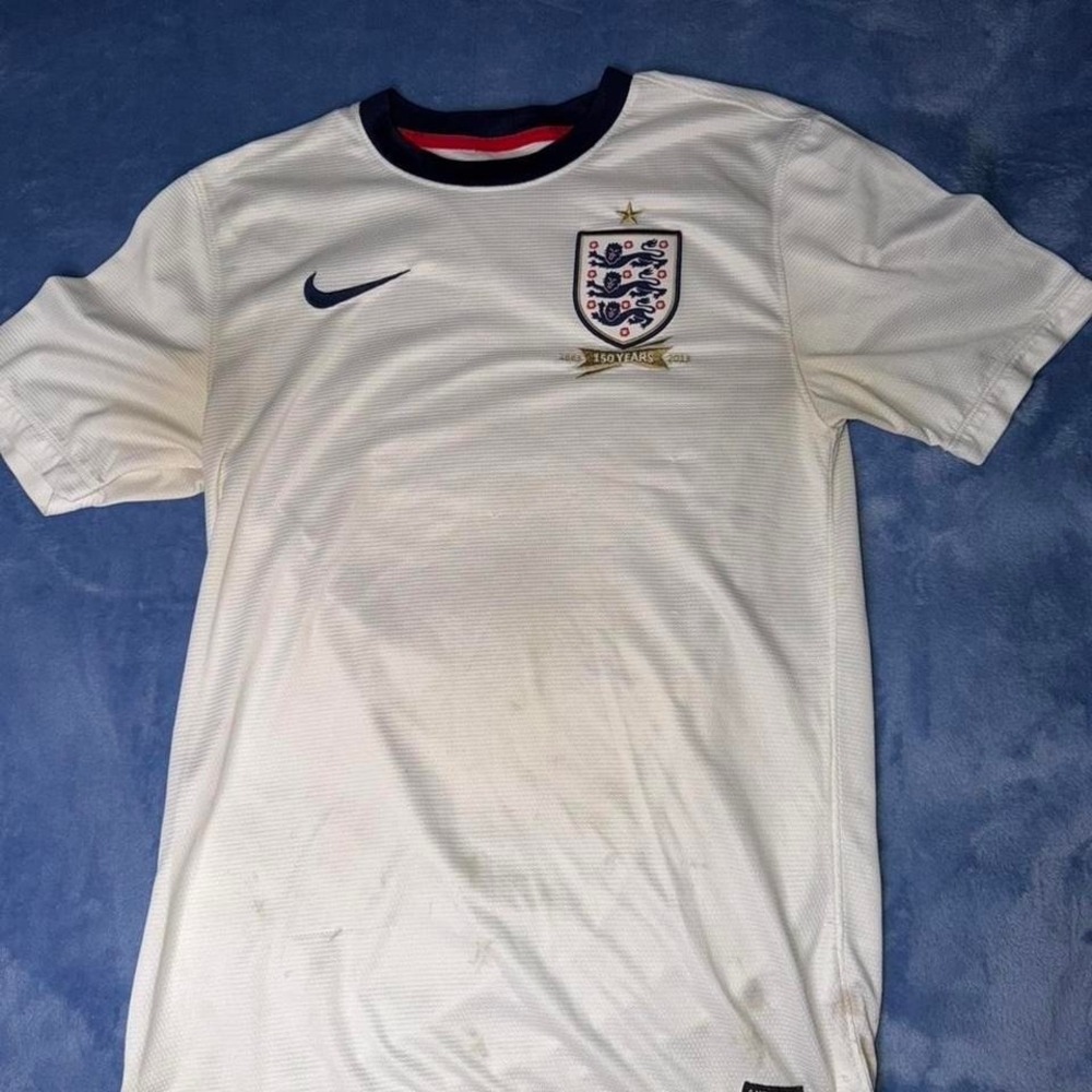ENGLAND 2012 2014 HOME SHIRT FOOTBALL SOCCER JERSEY NIKE 580957-105 MENS SIZE m‎